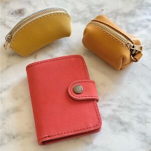 Portland Leather Wallet and Pouches Set
